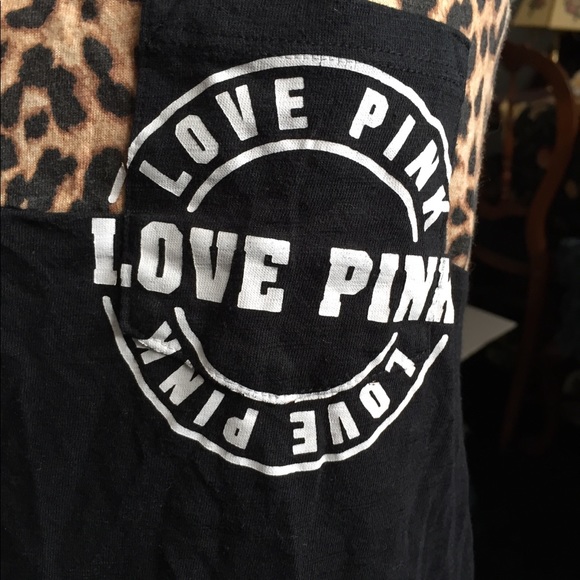 Pink by VS - Black and Cheetah Tank Top Size Small - Picture 5 of 10